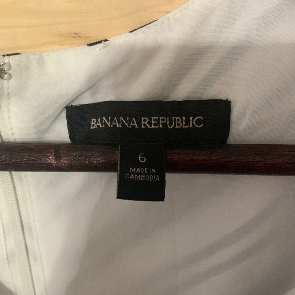 Banana Republic cropped v neck striped wide leg jumpsuit romper career work - Picture 5 of 11